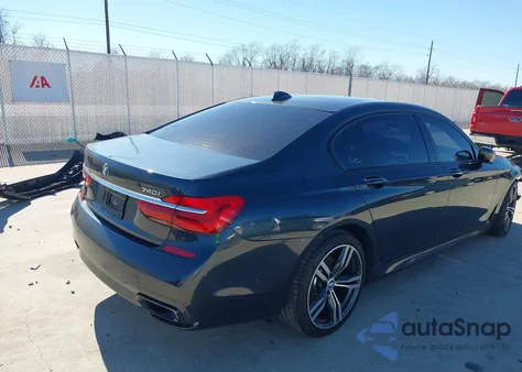 2019 BMW 740I from USA, damaged, VIN WBA7E2C52KB218657